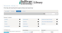 Desktop Screenshot of libguides.sullivan.edu